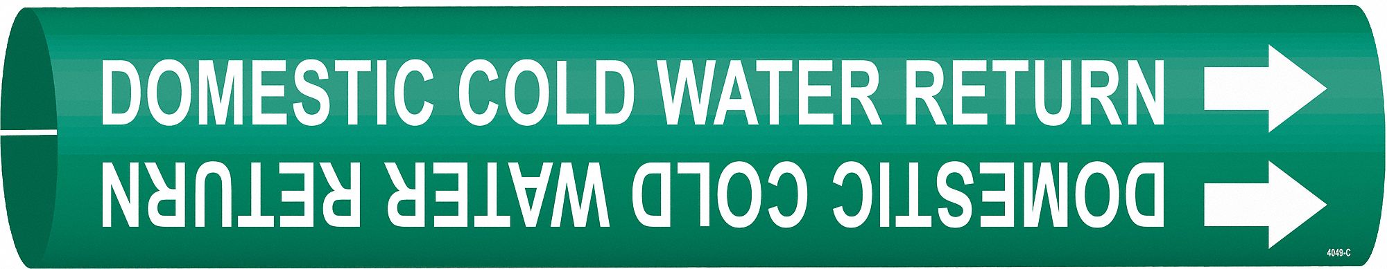 Pipe Marker Domestic Cold Water Return