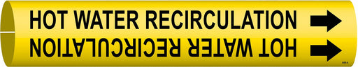 Pipe Marker Hot Water Recirculation