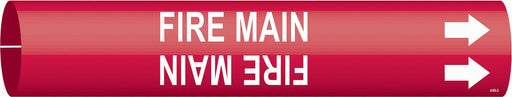 Pipe Marker Fire Main 2 13/16in H