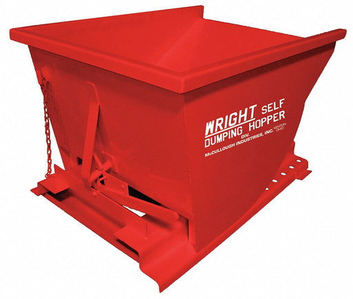 F1338 Self Dumping Hopper Red 4 000 lb