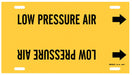 Pipe Mrkr Low Pressure Air 10in H 32in W