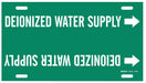 Pipe Markr Deionized Water Supply 10in H