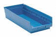 F0619 ShelfBin 17.875inL 8.375inW Plastic