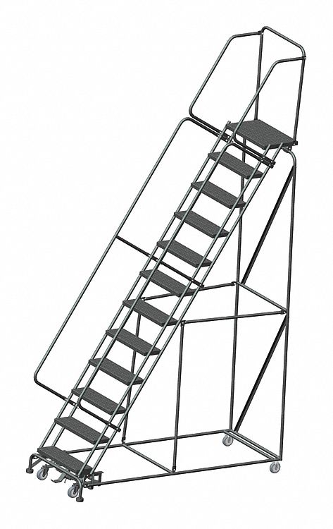 Slope Lockstep Roll Ladder Steel 120 In.