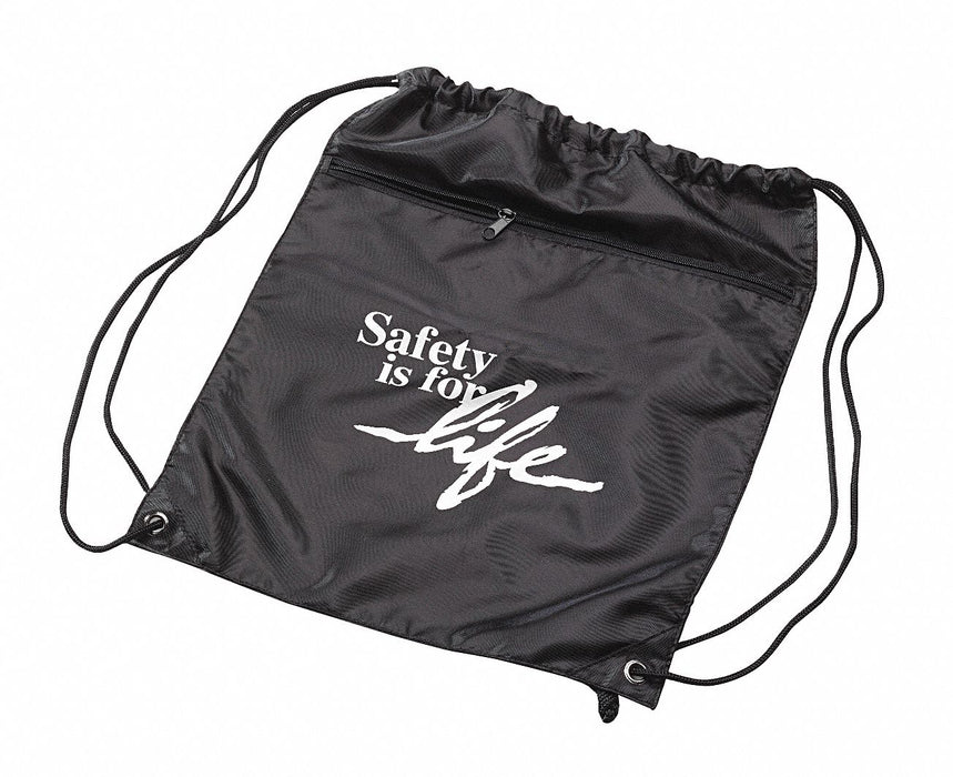 Backpack w/Drawstring 17-1/2x15 in BLK