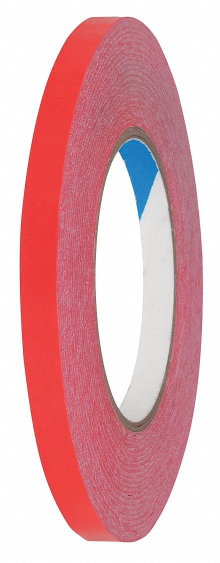 Bag Sealing Tape Red 3/8 in W 180 yd L