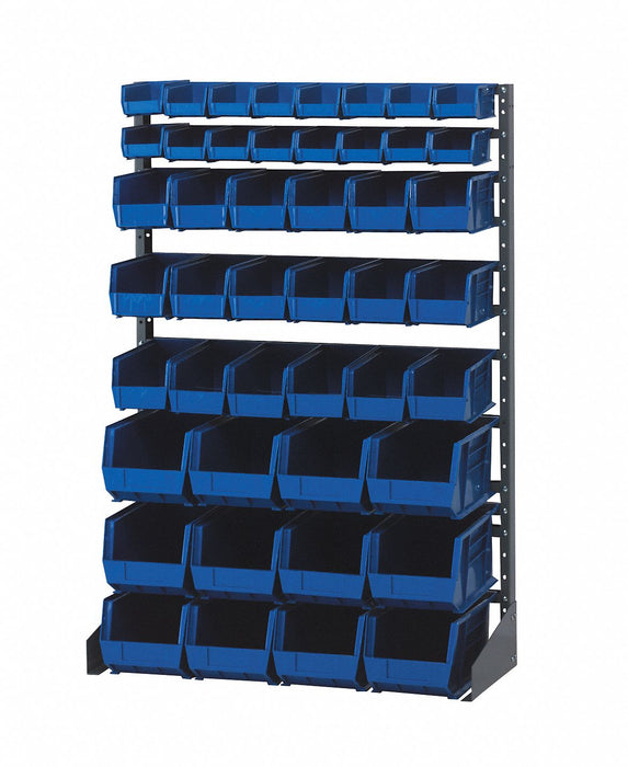 E1534 BinRailFlrRck 15inx54inx36in LdCp 37 lb