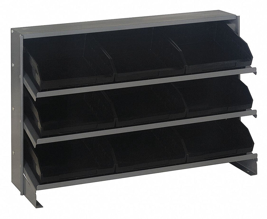 E1543 Bench Pick Rack 12x21x36in Black