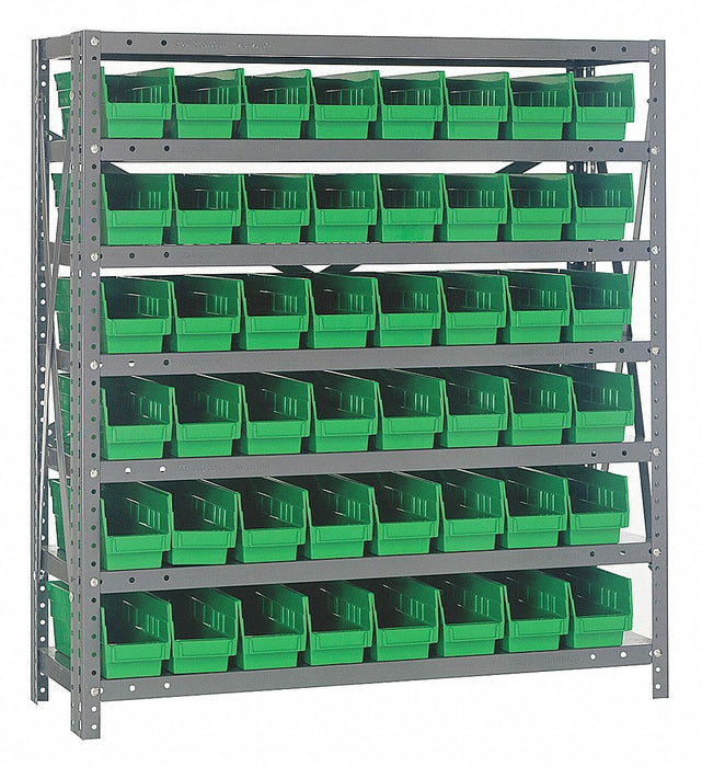 E1511 Bin Shlvng 12inx39inx36in Green