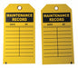 Tag Yellow Cardstock 5-3/4inH 3inW PK100