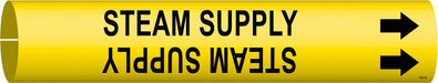 Pipe Mrkr Steam Supply 13/16in H 4/5in W