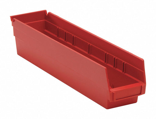 F0617 ShelfBin 17.875inL 4.125inW Plastic