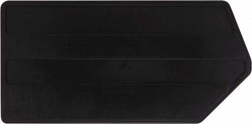 BinDivider 15inL Plastic Black PK6