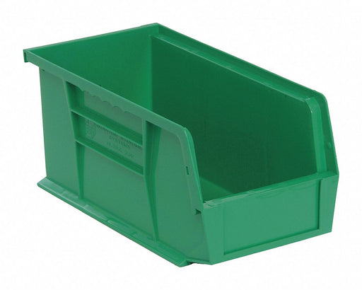 F0600 Hang and Stack Bin Green PP 5 in