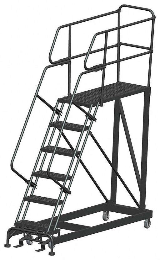 Roll Work Platform Steel Single 60 In.H