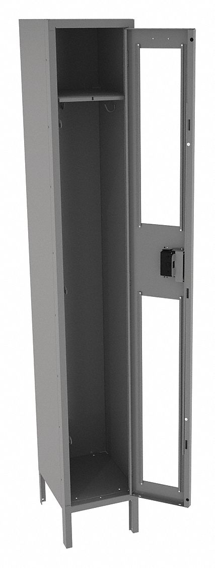 Lckr 1x1Lckr Md Gray 78 x12 x15 Assm