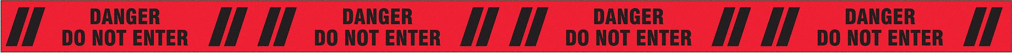 Floor Tape Black/Red 3 inx60 ft Roll