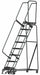 Lockstep Rolling Ladder Steel 80 In.H