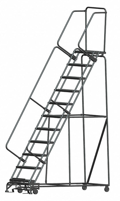 Lockstep Rolling Ladder Steel 110 In.H