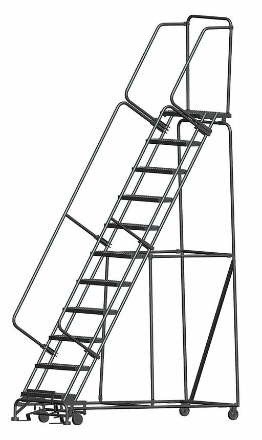 Lockstep Rolling Ladder Steel 110 In.H