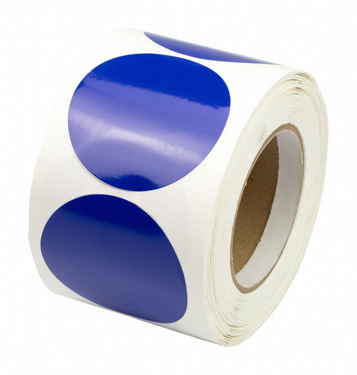 Floor Tape Blue 3 inx3 in Circle PK500