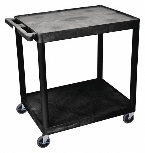 Utility Cart 300 lb Cap. PE 2 Shelves