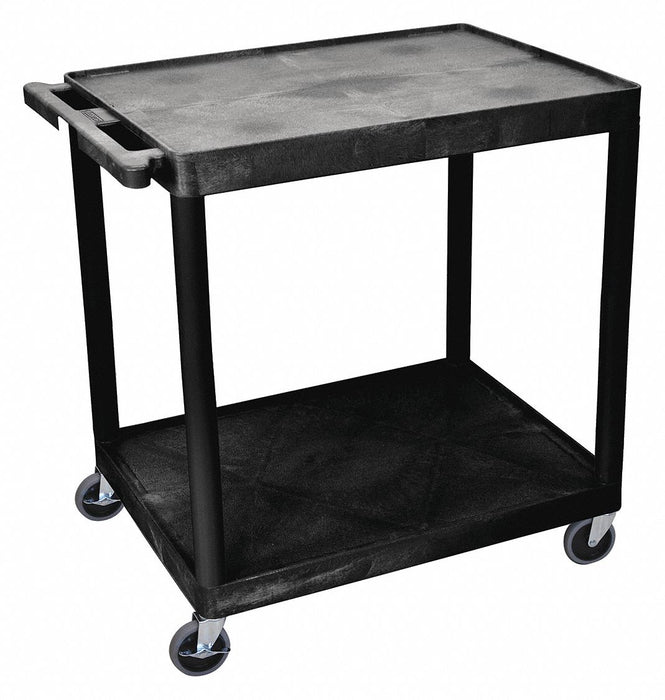 Utility Cart 300 lb Cap. PE 2 Shelves