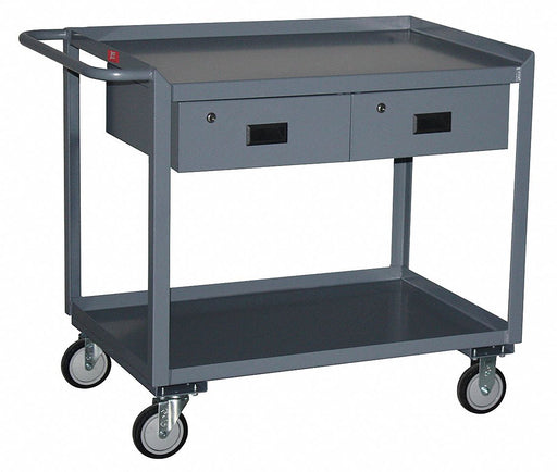 Mobile Wrkstion Steel 48 L 30 W 2 Shelf