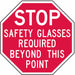 Rflct Eye Stop Sign 12inx12in Aluminum
