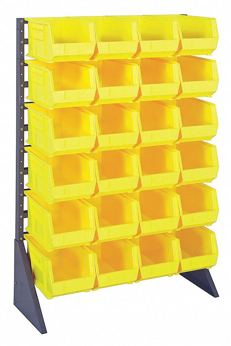 F1613 BinRailFlrRck 15inx54inx36in LdCp 50 lb