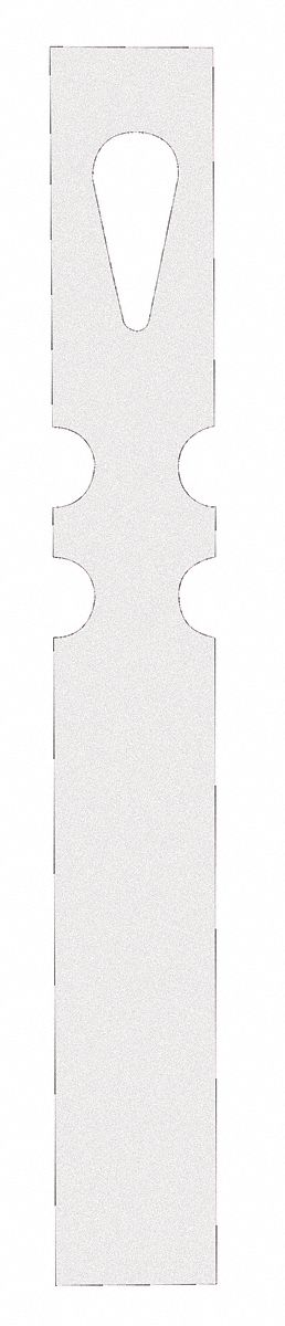 Blank Tag Paper 7 1/2in H 1in W PK1000