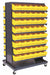 J0326 Mobile Pick Rack Yellow Steel