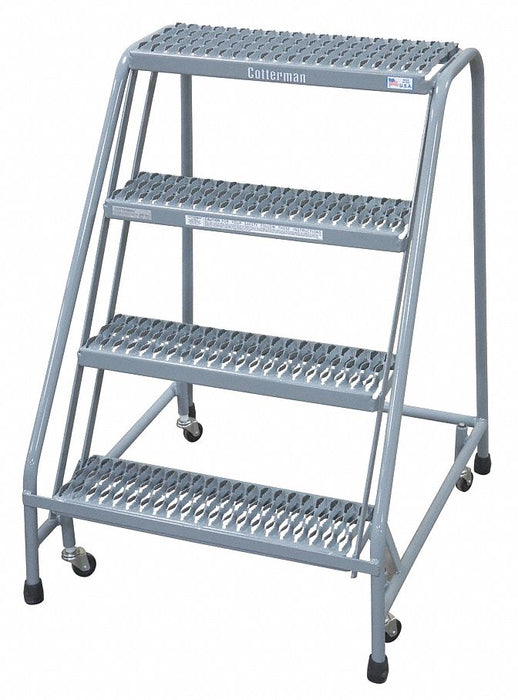 Rolling Ladder Welded Platform 40In H