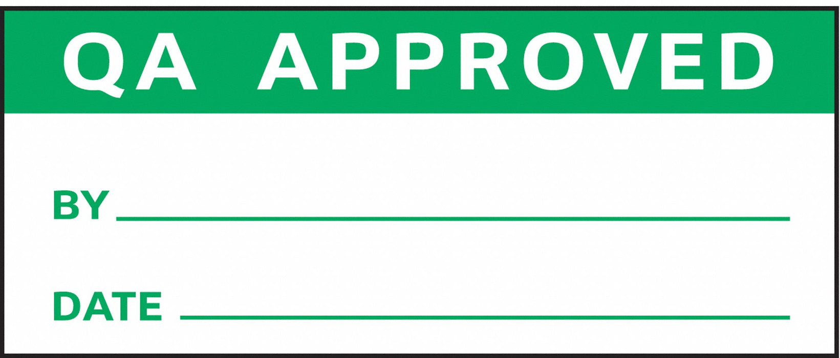 Inspection Label English Quality PK350