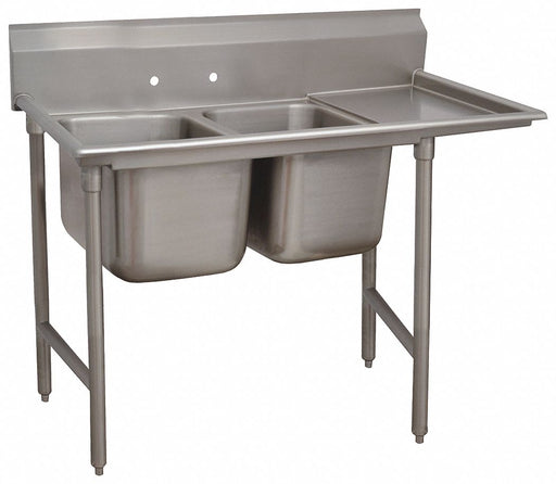 Scullery Sink 80 x31 x42 Silver