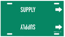 Pipe Marker Supply 8 in H 16 in W