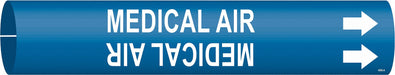 Pipe Marker Medical Air 4/5 in W