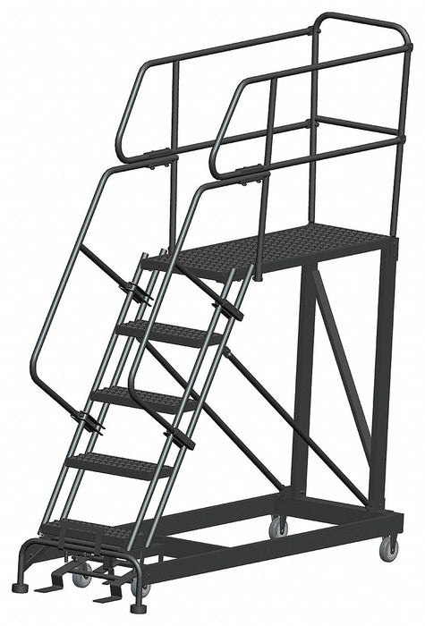 Roll Work Platform Steel Single 50 In.H