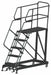 Roll Work Platform Steel Single 50 In.H