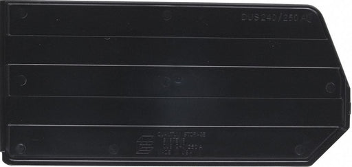 BinDivider 13.75inL Plastic Black PK6