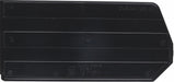 BinDivider 10inL Plastic Black PK6