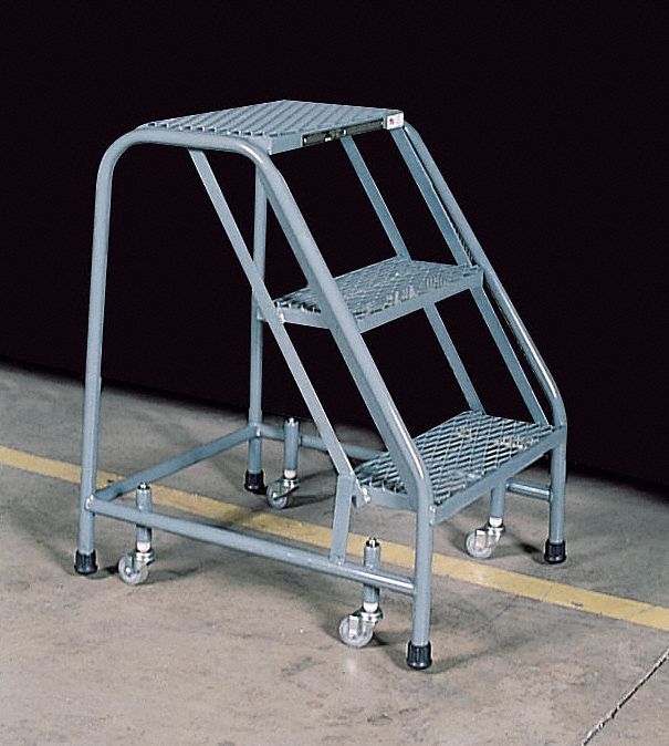 Rolling Ladder Welded Platform 30In H