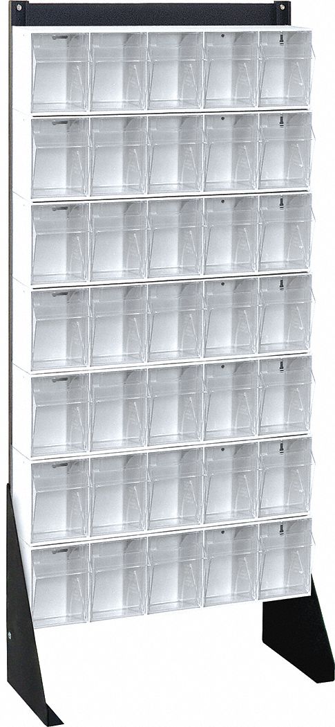Bin Storage Rack Powder Coated 52 in