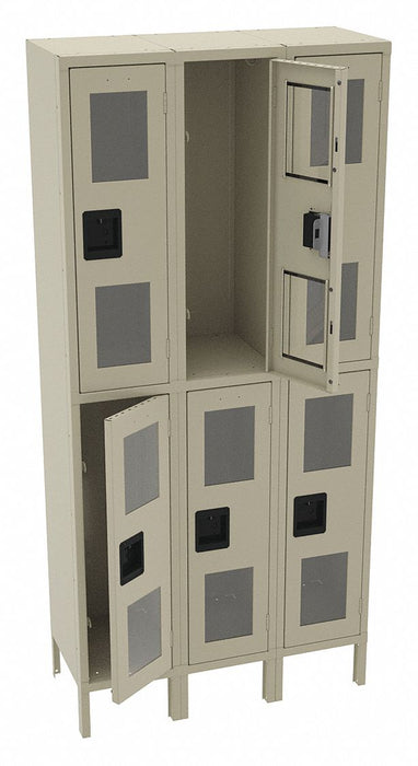 Wrdrb Lckr 2x3Lckr Sand 78 x36 x15 Assm