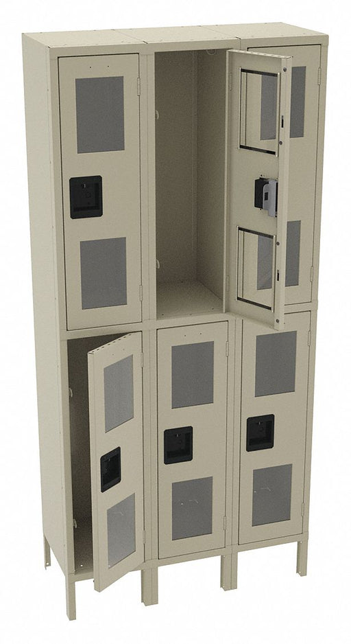 Wrdrb Lckr 2x3Lckr Sand 78 x36 x15 Assm