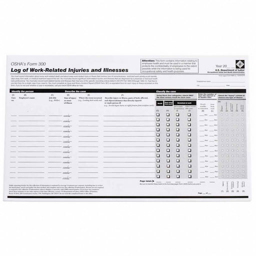 OSHA Forms English