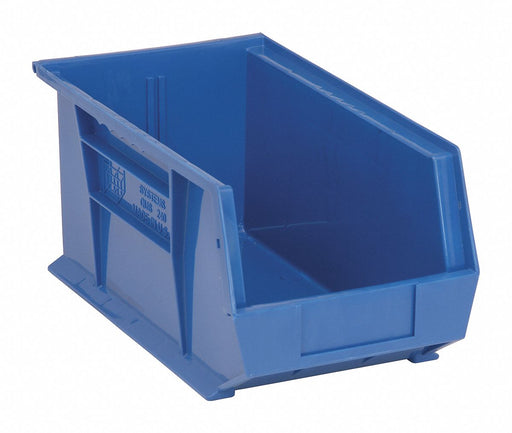 F0605 HangandStackBin 14.75inL 8.25inW Plastic
