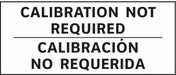 Calibration Label Bilingual 1in H PK225