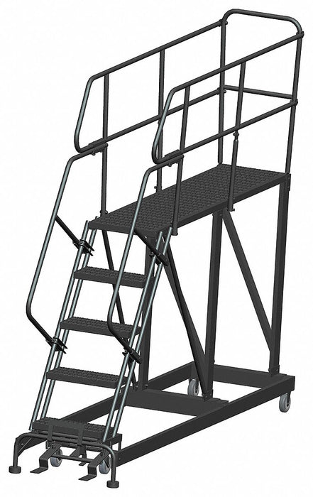 Roll Work Platform Steel Single 50 In.H