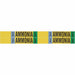 Pipe Marker Ammonia 1 1/8in H 7in W